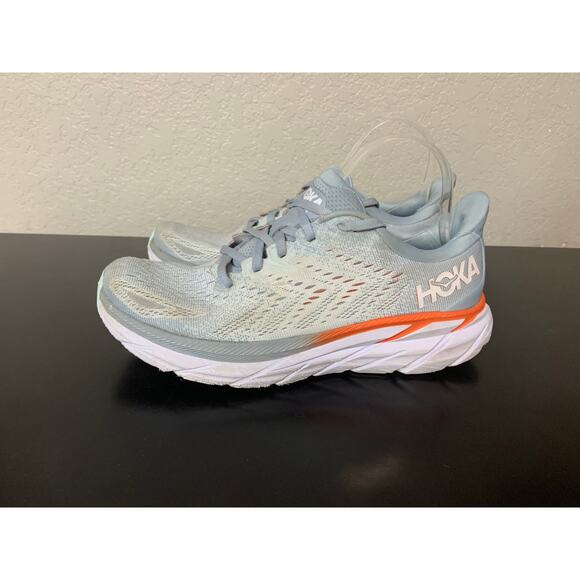 Hoka One Clifton 8 Sneaker Running Shoe Women 9.5 Comfort Trainer Walking Active - Picture 5 of 12